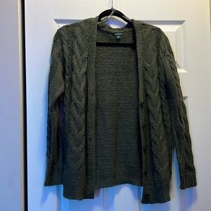 Wild Fable Green Cardigan XS